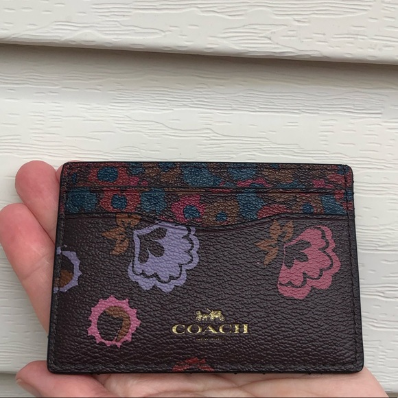 SOLD NWT Coach Card Holder - Picture 2 of 5